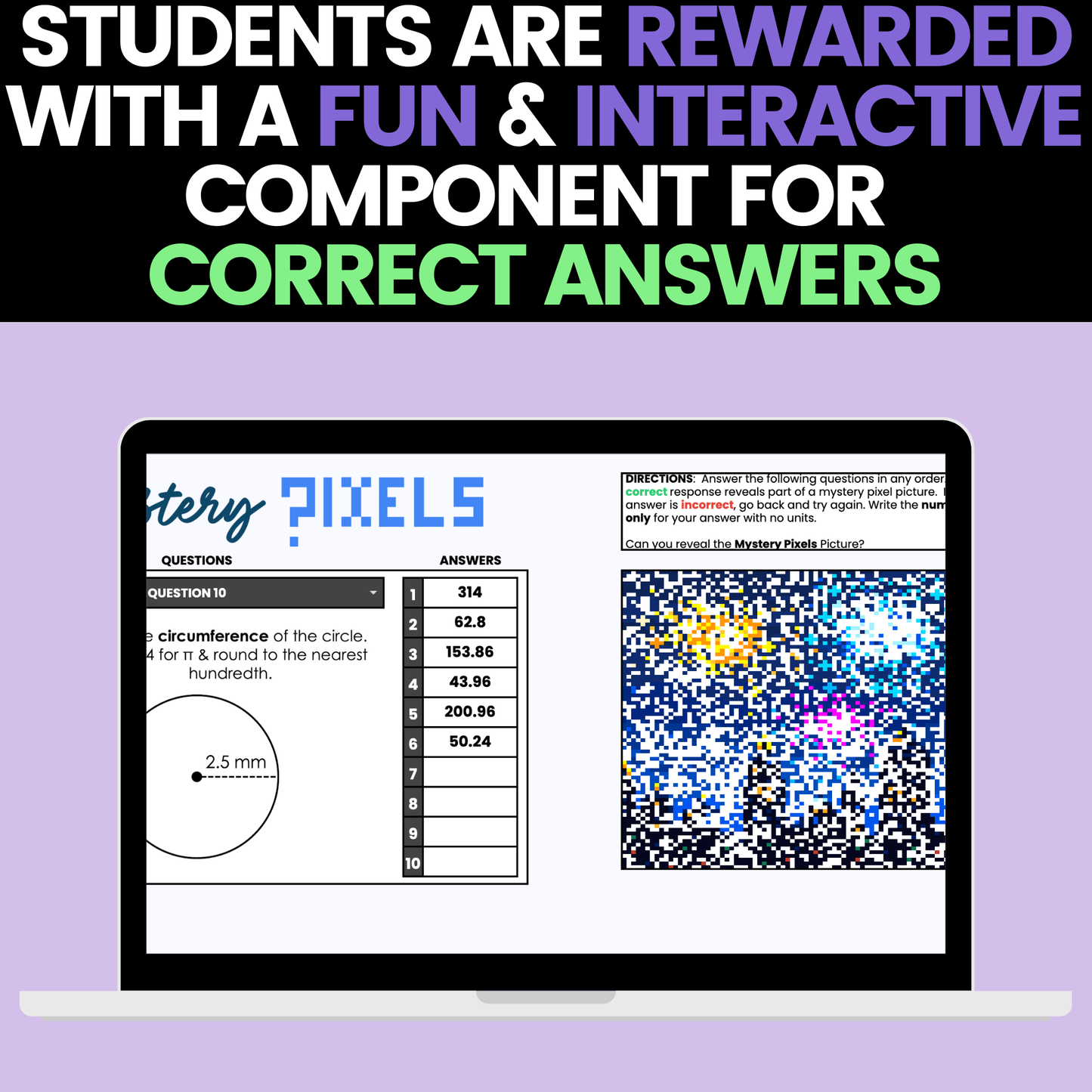 7th Grade Math New Years Activities Google Sheets Digital and Worksheets BUNDLE