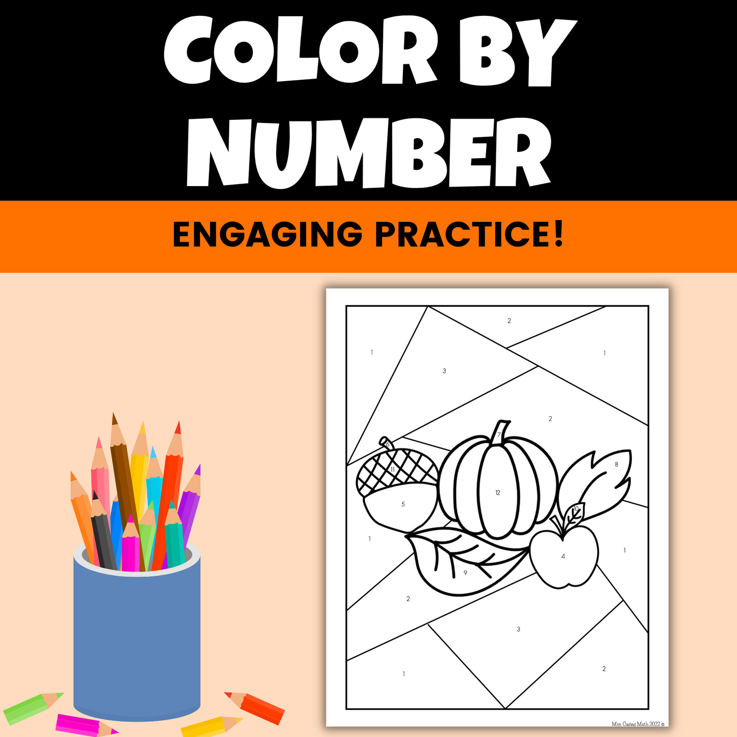Fun Fall Math Activity 8th Grade Comparing Real Numbers Coloring Worksheet