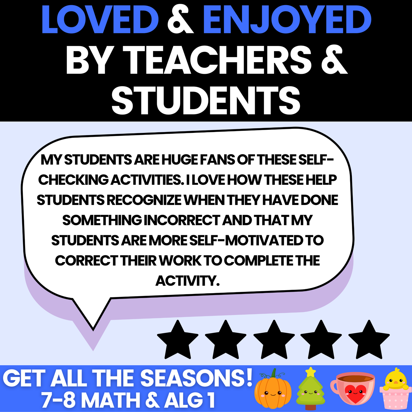 7th Math, 8th Math, and Algebra 1 Seasonal Activities Ultimate Bundle Digital Worksheets