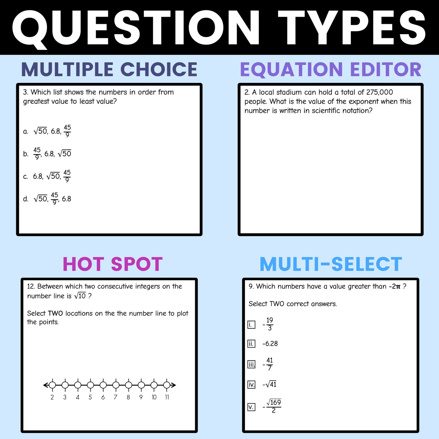 Real Number Relationships Worksheet 8th Grade Math STAAR Review Activity