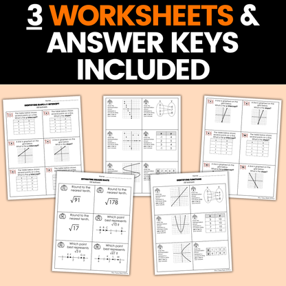 Thanksgiving Math Activities 8th Grade Google Sheets and Worksheets BUNDLE