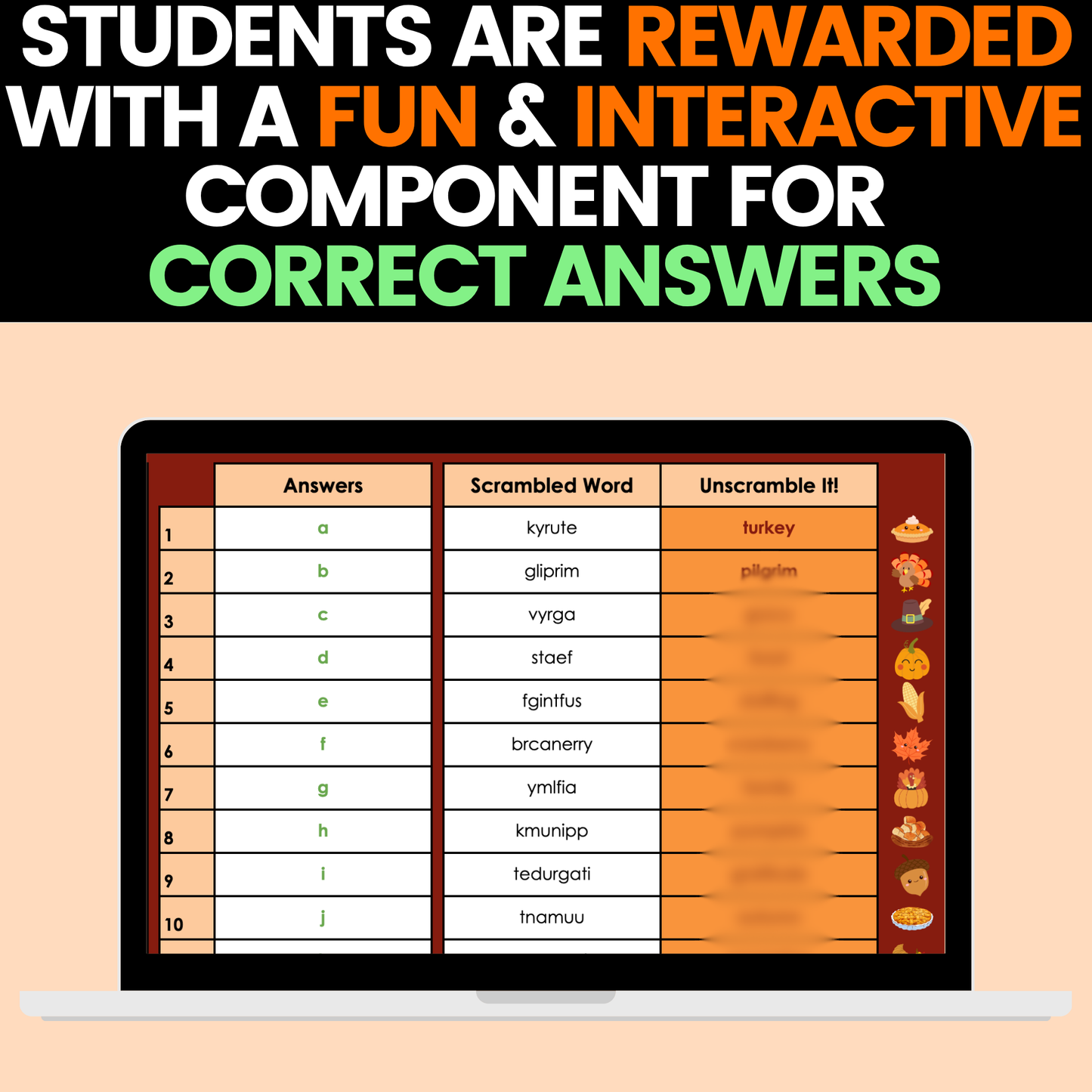 Thanksgiving Math Activities 7th Grade Google Sheets and Worksheets BUNDLE