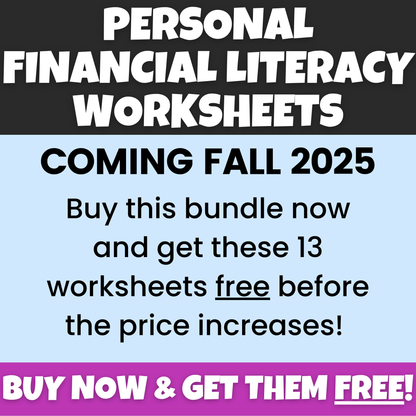 7th Grade Math Differentiated Worksheets Mega Bundle Entire Year