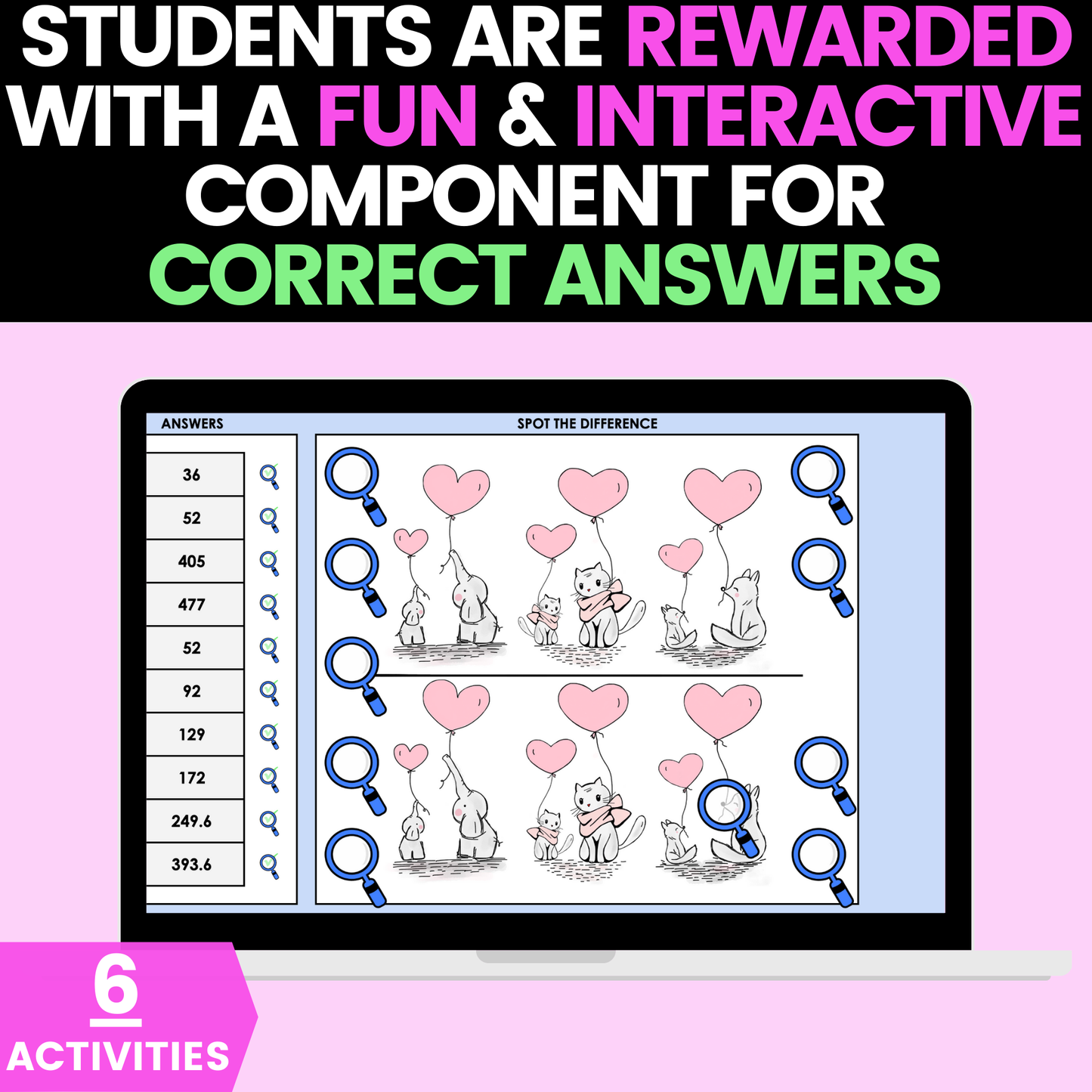 Algebra 1 Valentines Day Activities Digital and Worksheets BUNDLE