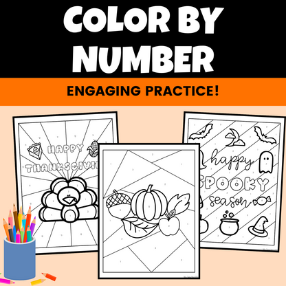Fall Math Activities Coloring Worksheets Algebra 1