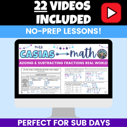 Operations with Rational Numbers Guided Notes and Worksheets BUNDLE 7th Math